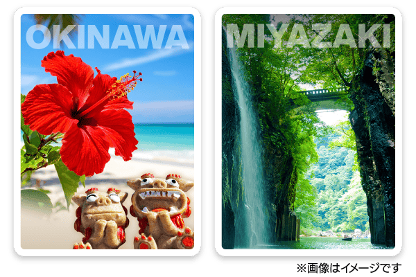 沖縄/宮崎ペア旅行